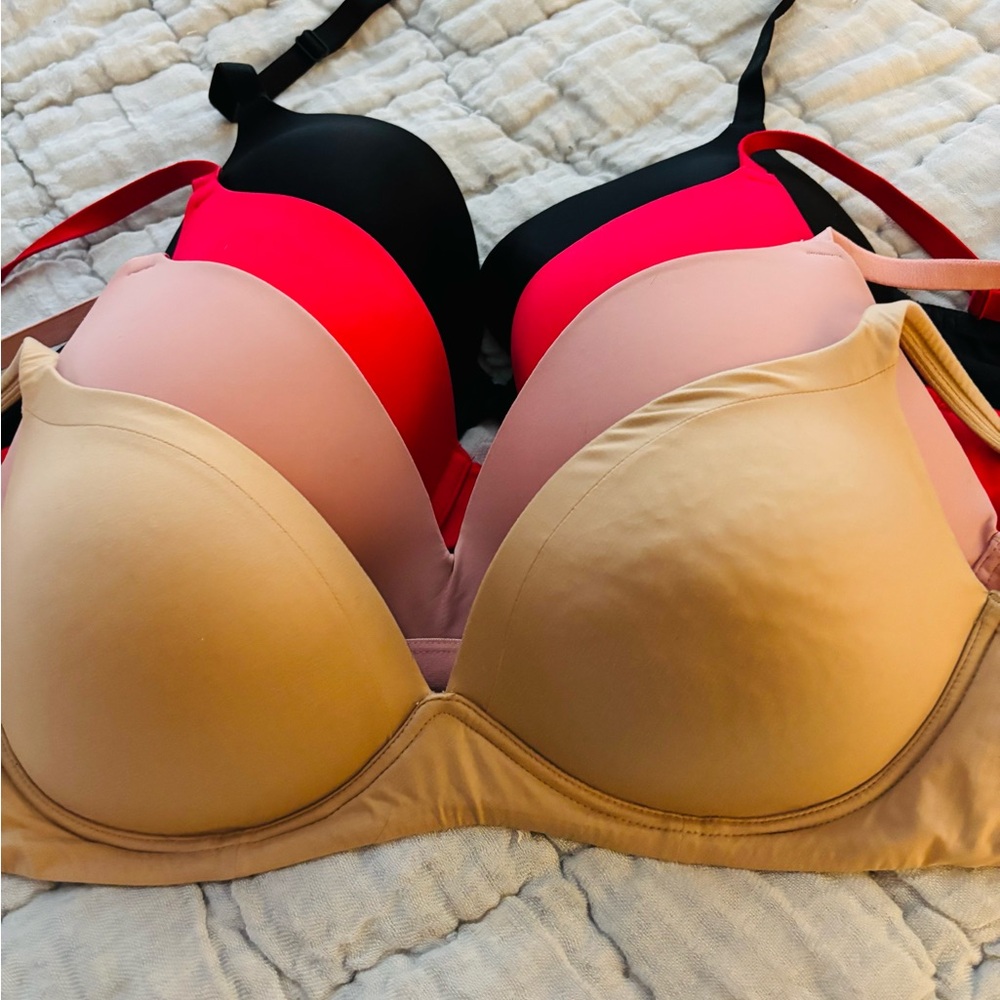 Victoria's Secret Black, Red, Pink, and Tan Bra Collection